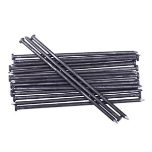Landscape Stakes,Metal Landscape Edging Anchoring Spikes, 50PCS 10 Inch Landscape Paver Edging Anchoring Stake for Artificial Turf, Weed Barrier, Tent Spikes, Camping (50)