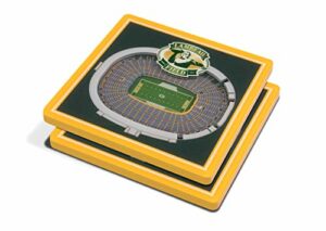 YouTheFan NFL Green Bay Packers 3D StadiumView Coasters - Lambeau Field