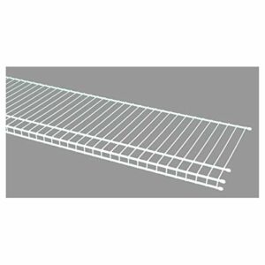 SuperSlide 4726 Wire Shelf, 48 in W x 16 in D x 1 in T, 50 lb, Steel, Nickel