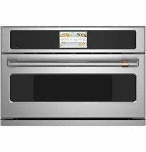 Cafe CSB913P2NS1 30 in. 1.7 cu. ft. Smart Electric Wall Oven and Microwave Combo with 120 Volt Advantium Technology in Stainless Steel