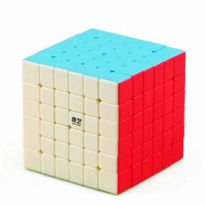 CuberSpeed Qifan S 6x6 Stickerless Bright Magic Cube MoFangGe MFG Qifan S 6x6x6 Color Speed Cube