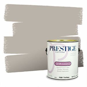 Prestige Paints Interior Paint and Primer In One, 1-Gallon, Semi-Gloss, Comparable Match of Behr* Park Avenue*