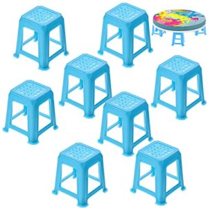 8 Pieces Canvas Stands Paint Stands for Painting Mini Canvas Feet Risers Canvas Support Stands for Fluid Acrylic Pouring Paint Supplies (Blue)