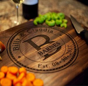Christmas Gifts for Women, Men, or Couples! USA Hand Crafted Cutting Boards Make For Great Personalized Gifts, Wedding Gifts, Christmas Gifts, Anniversary Gifts, Or Bridal Shower Gifts!