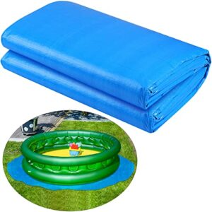 Boao Swimming Pool Ground Cloth Round Swimming Pool Liner Pad for Above Ground Swimming Pools Pool Ground Mat Protector Pad Prevents Punctures Pool Tarp(18 Ft)