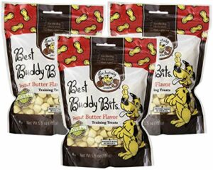 Exclusively Pet 3 Pack of Best Buddy Bits Peanut Butter Flavor Training Treats for Dogs, 5.5 Ounces Per Pack3