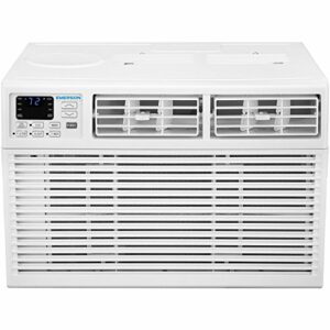 Emerson Quiet Kool 15,000 BTU 115V Window Air Conditioner with Remote Control | Cools Rooms up to 700 Sq.Ft. | 24H Timer | 3-Speeds | Quiet Operation | Auto-Restart | EARC15RE1