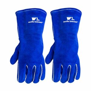 Wells Lamont mens 1054ln Welding Gloves, Blue, Large Pack of 2 US