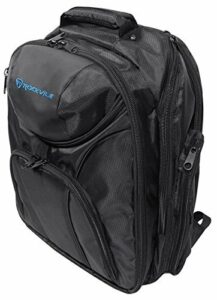 Rockville DJ Laptop/Gear Travel Backpack Bag w/ Headphone Compartment+Dividers