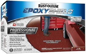 Rust-Oleum 238468 Epoxy Shield Esh-06 Professional Based Floor Coating Kit, Liquid, Tile Solvent Like, 263 G/L Voc, Tile Red