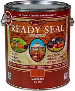 Ready Seal Exterior Stain and Sealer-1 Gallon can (Mahogany 130)