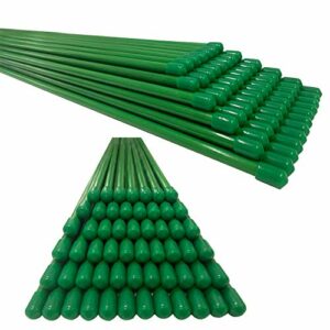 Fiberglass Garden Stakes 6FT 0.36 Inch Dia,Plant Stakes,Tomato Stakes,Fiberglass Material,Strong and Durable,Will Never Rust,Pack of 20 (0.36 Inch)