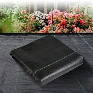 LGJIAOJIAO 3ft x 50ft Garden Weed Barrier Landscape Fabric Heavy Duty Weed Block Gardening Mat,Durable Weed Control Garden Cloth for Vegetable Garden，Commercial Ground Fabric