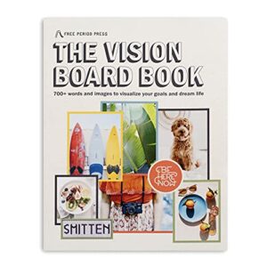 Free Period Press Vision Board Book, 700+ Words & Images in All Categories, for Visualizing Your Life Goals & Dreams, Playful, Stylish and Diverse Pictures for Collage Making & Scrapbooking