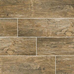 MSI Stone NREDNAT6X24 Redwood Natural Wood Look Tile with Matte Finish, 6