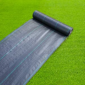 GDNaid 3ft x 300ft Weed Barrier Landscape Fabric 3.2oz Woven Heavy Duty Garden Ground Cover 3-Foot by 300-Foot